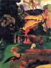 Landscape With Peacocks By Gauguin