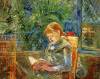 Little Girl Reading By Morisot