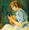 The Mandolin By Morisot