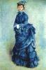 Paris Girl The Lady In Blue By Renoir