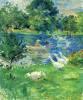 View Of Bois De Boulogne By Morisot