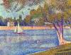 The Seine At The Grand Jatte Spring By Seurat