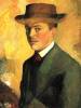 Self Portrait With Hat By Macke