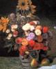 Flowers In A Vase By Renoir