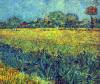 View Of Arles With Irises By Van Gogh