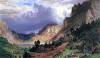 Storm In The Rockies Mt Rosalie By Bierstadt