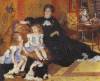 Madame Charpentier And Her Children By Renoir
