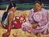 Tahitian Women On Beach By Gauguin