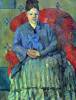 Potrait Of Mme Cezanne In Red Armchair By Cezanne