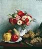 Still Life With Flowers And Fruit By Fantin Latour
