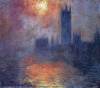 The Houses Of Parliament Sunset By Monet