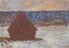 Haystacks Snow Covered The Sky By Monet