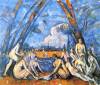 Large Bathers 2 By Cezanne