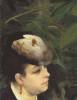 Woman With Gull Feathe Detail By Renoir