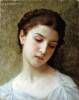 Head Of A Young Girl 1898 By Bouguereau