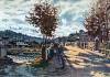 The Seine At Bougival By Monet