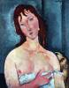 Young Frau By Modigliani