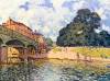 Bridge On Hampton Court By Sisley