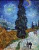 Country Road In Provence By Night By Van Gogh