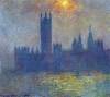 The Houses Of Parliament Sunlight In The Fog By Monet