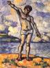 Swimmer With Outstretched Arms By Cezanne