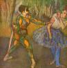 Harlequin And Columbine By Degas
