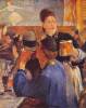 Beer Waitress By Manet
