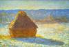 Haystacks In Snow By Monet