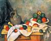 Still Life Drapery Pitcher And Fruit Bowl By Cezanne