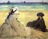 Sur La Plage 1873 By Manet