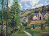 Landscape In Pontiose By Pissarro