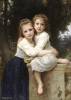 Two Sisters By Bouguereau