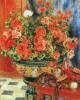 Geraniums And Cats By Renoir