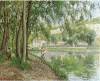 Moret Canal Du Loing 1902 By Pissarro