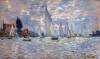 Les Barques By Monet