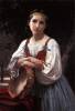 Gypsy Girl With A Basque Drum By Bouguereau