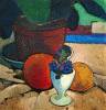 Still Life With Lemon Orange And Tomato By Modersohn Be
