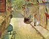 Rue Mosnier With Flags By Manet