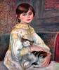 Portrait Of Mademoiselle Julie Manet By Renoir