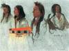 Four Indians By Bierstadt