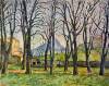 Chestnut Trees In Jas De Bouffan By Cezanne