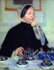 Lady At The Tea Table 1883 By Cassatt