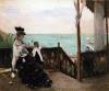 In A Villa On The Beach By Morisot