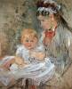 Julie With Her Nurse By Morisot