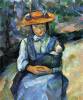 Girl With Doll By Cezanne