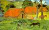 Le Trois Huttes By Gauguin