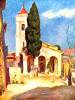 Church In Cagnes By Renoir