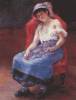 A Girl Asleep By Renoir