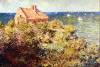 Fishermans Cottage On A Cliff By Monet