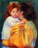Maternal Kiss 1896 By Cassatt